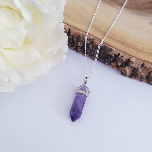 Amethyst Crystal Necklace