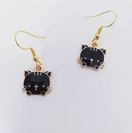 Cute Cat Dangle Earrings