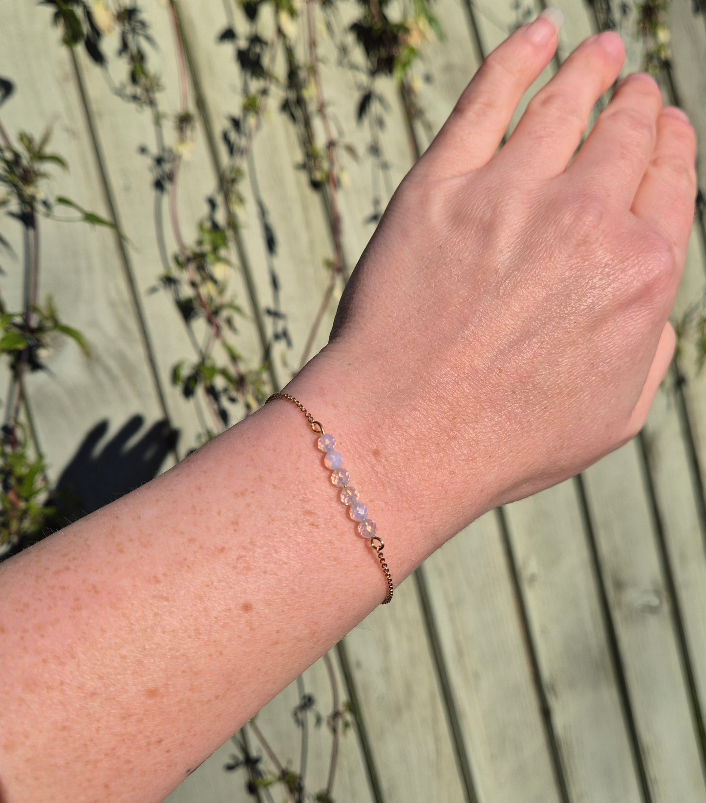 Opalite Beaded Bracelet