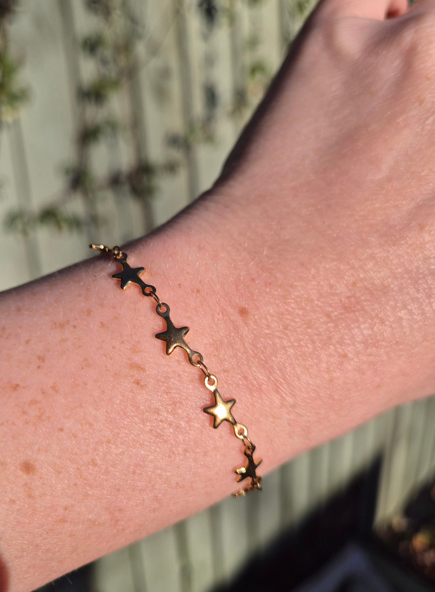 Star Stainless Steel Chain Bracelet