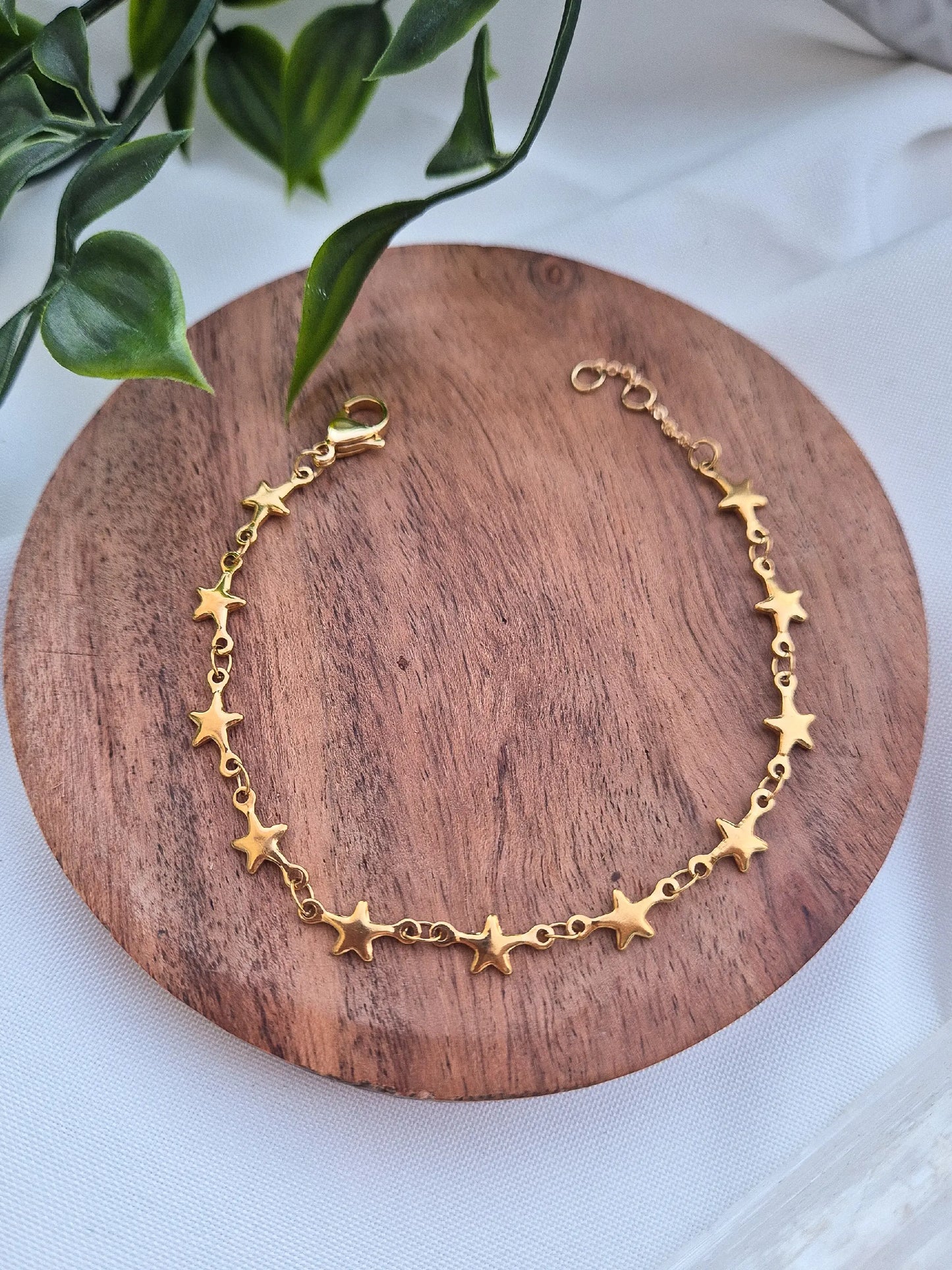 Star Stainless Steel Chain Bracelet