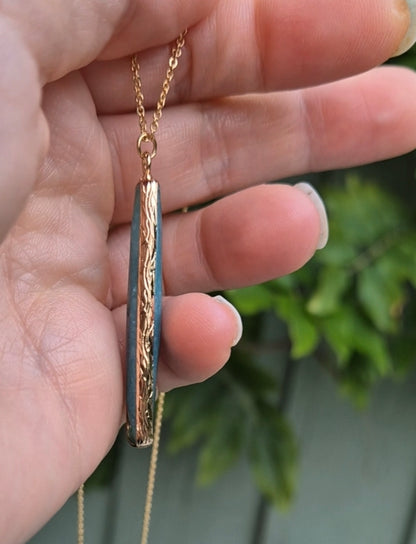 Amazonite Gold Necklace