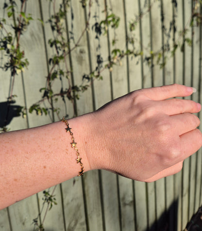 Star Stainless Steel Chain Bracelet