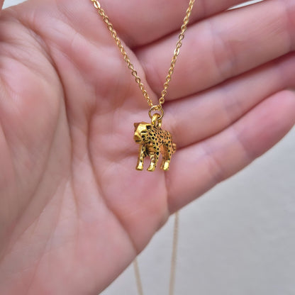 18k Gold Plated Leopard Necklace