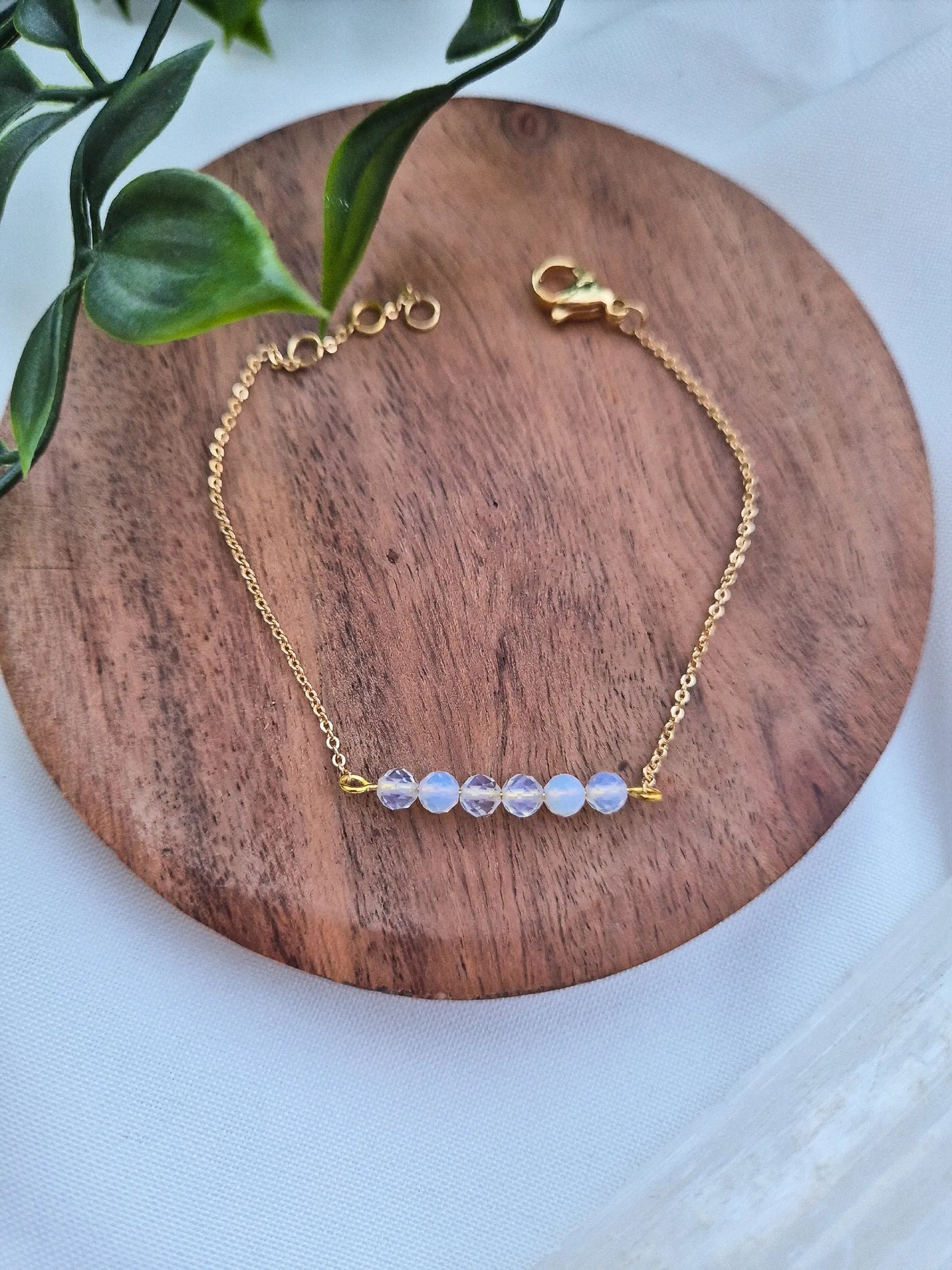 Opalite Beaded Bracelet
