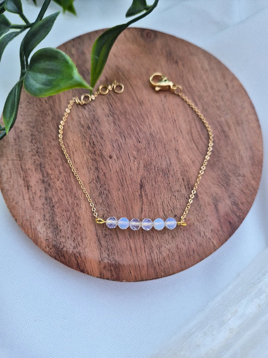 Opalite Beaded Bracelet
