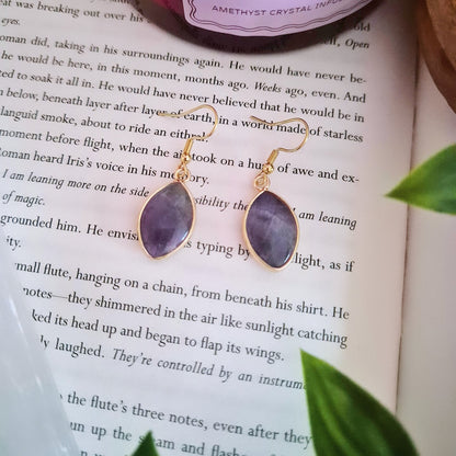 Amethyst Crystal Earrings