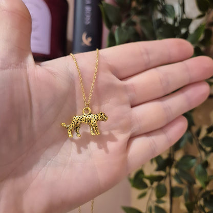 18k Gold Plated Leopard Necklace