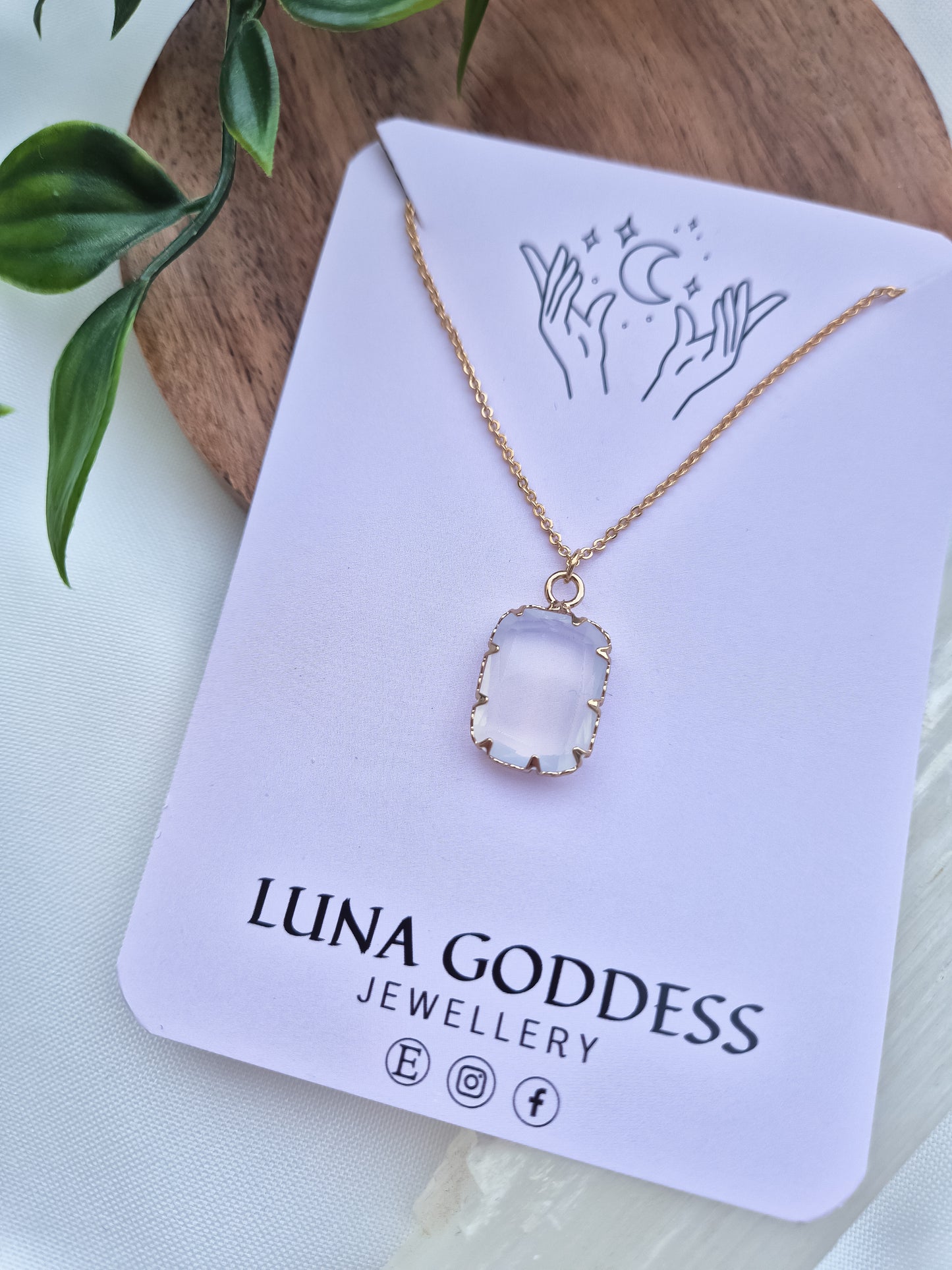 Square Opalite Necklace